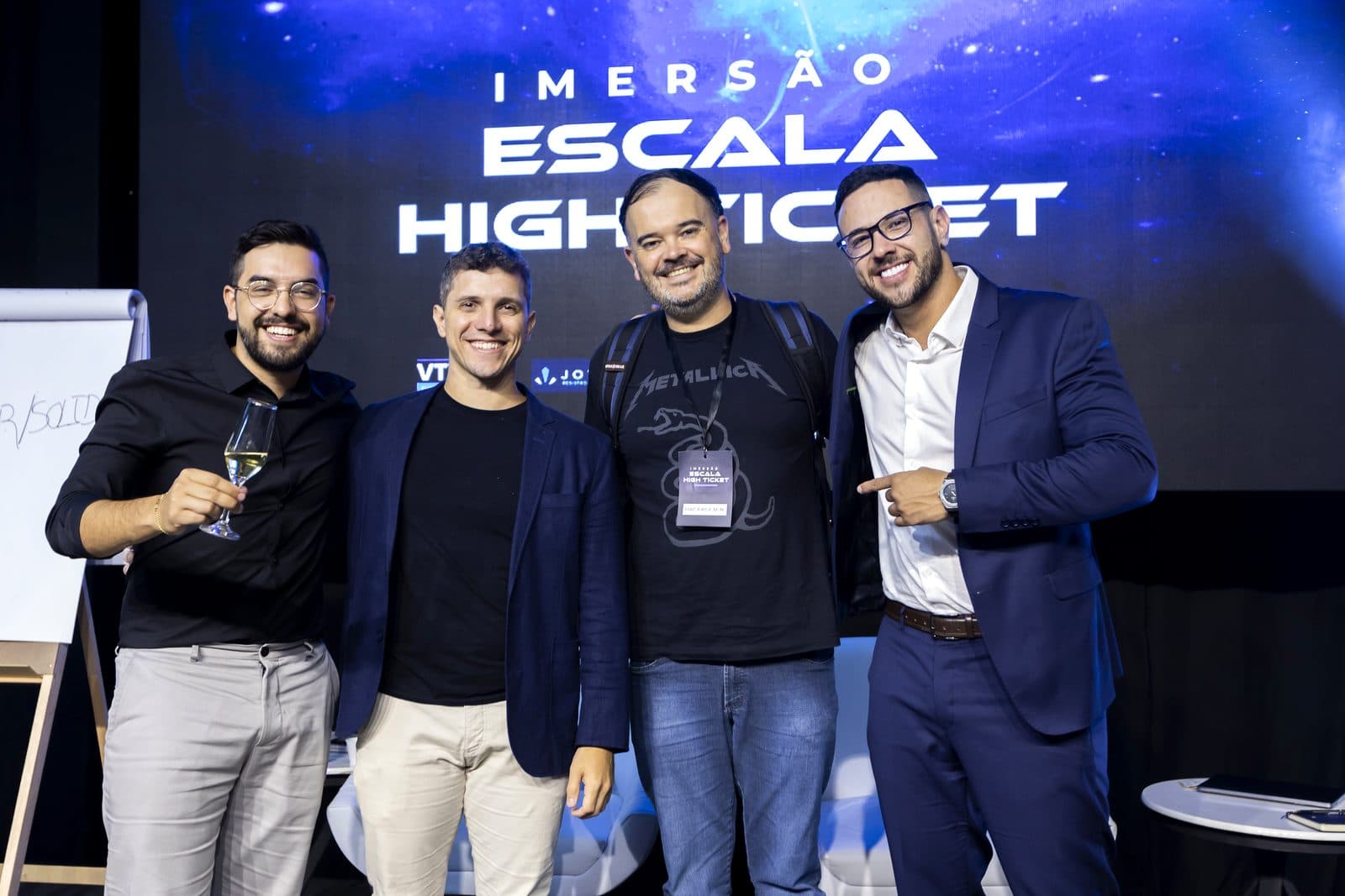 Paulo Renan com outros participantes da Imersão Escala High Ticket